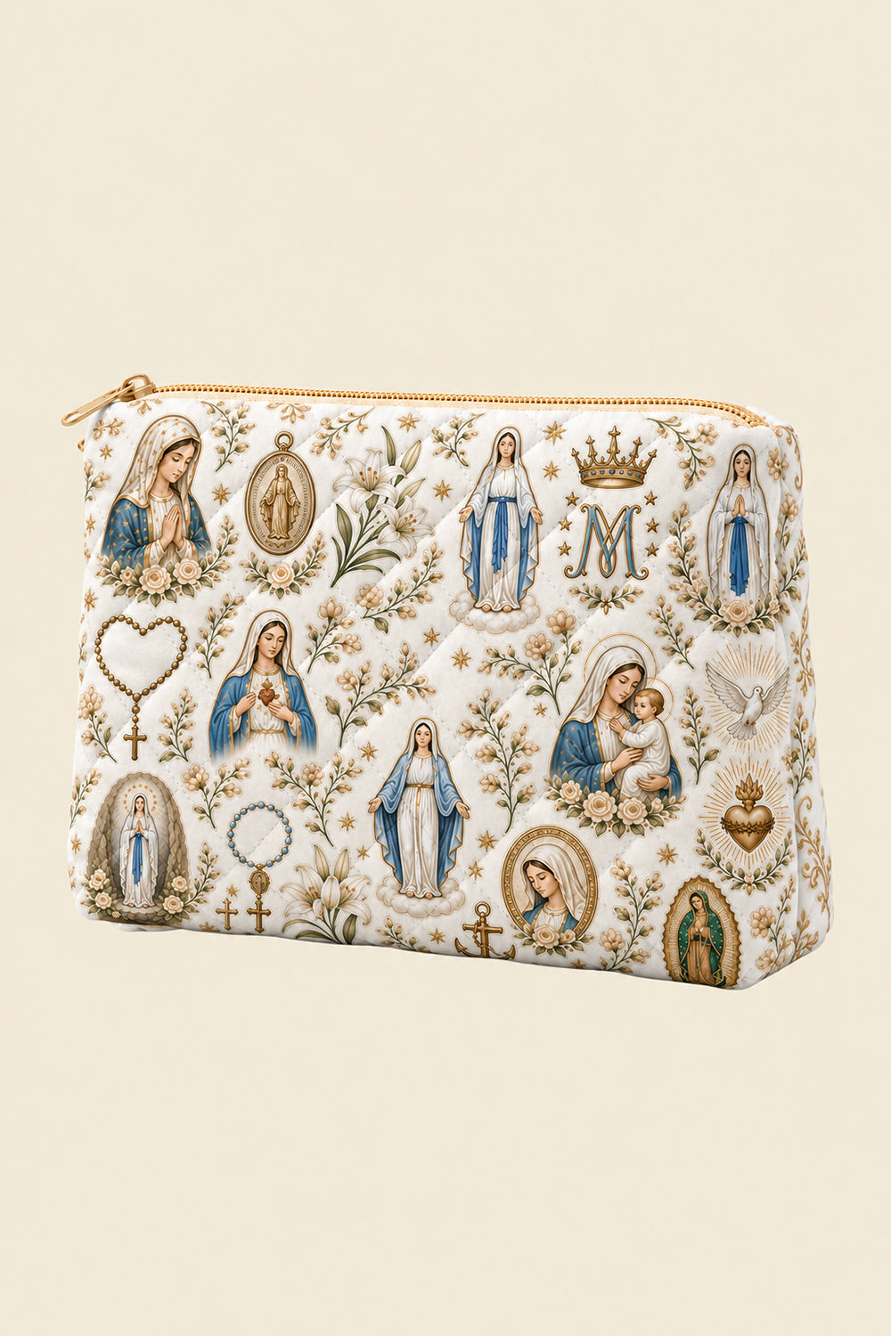Ave Maria Quilted Pouches