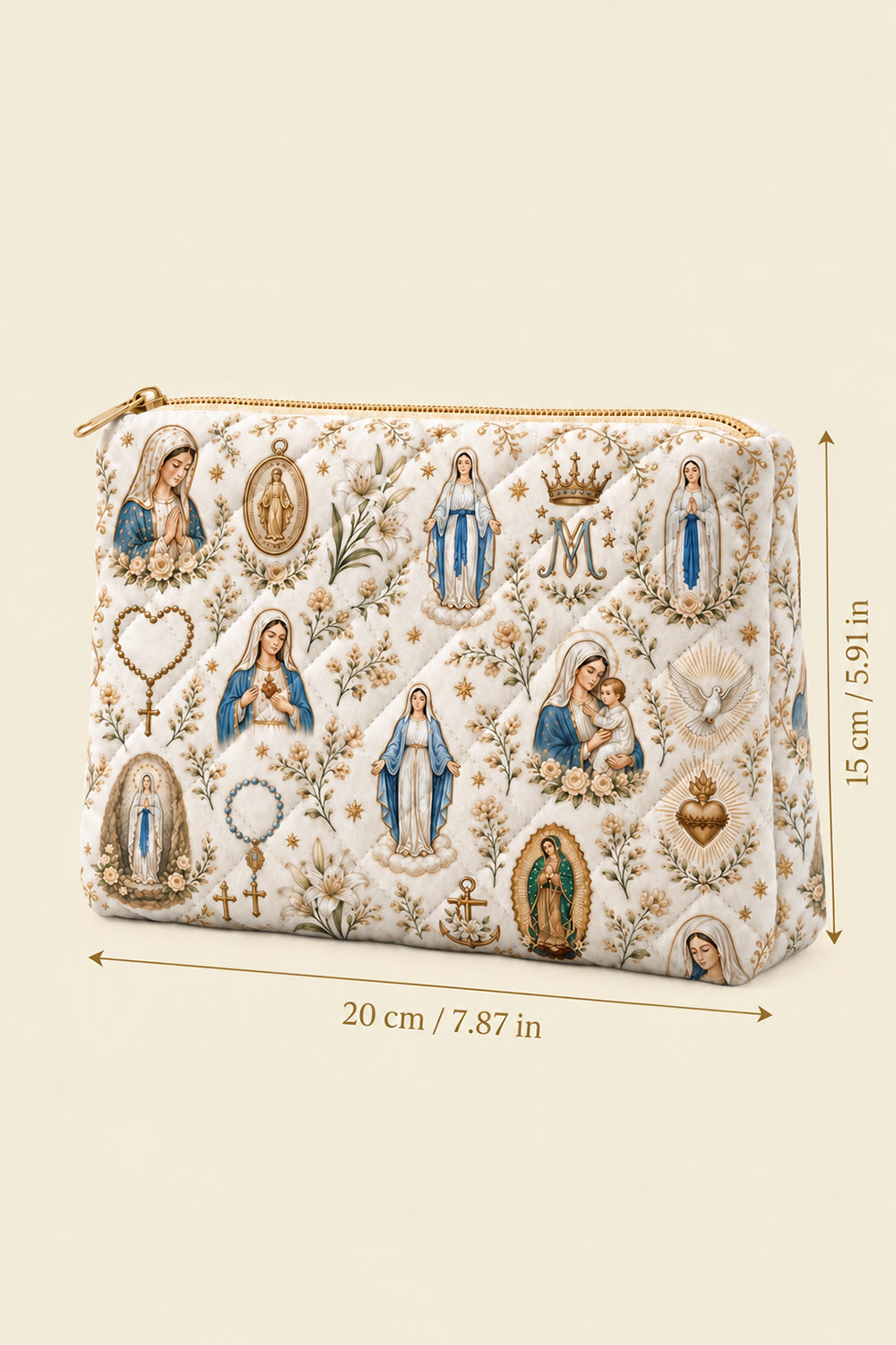 Ave Maria Quilted Pouches