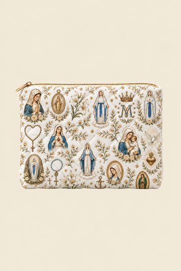 Ave Maria Quilted Pouches