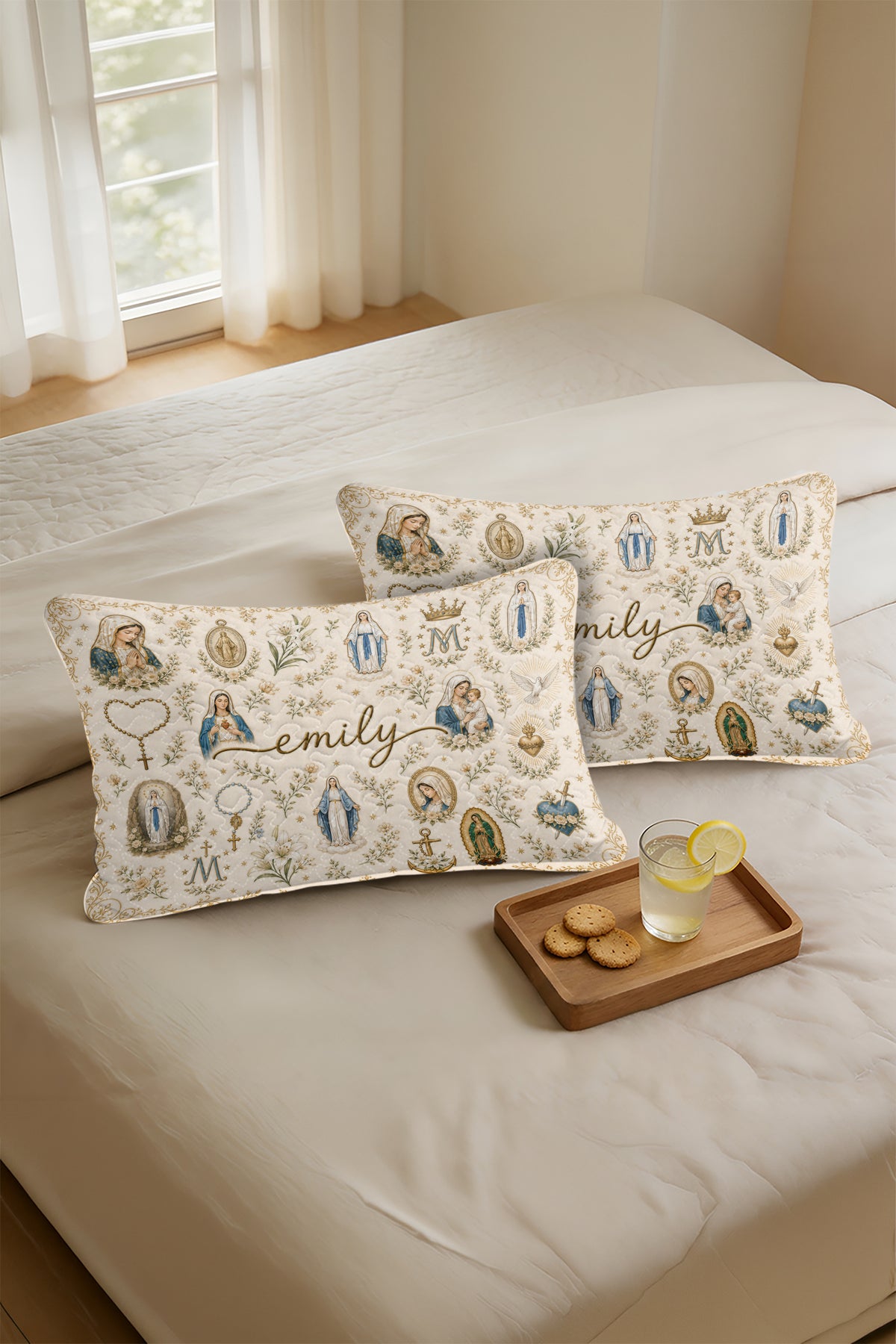 Ave Maria Quilt Pillows