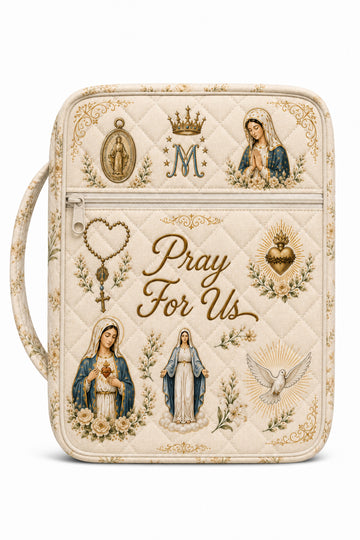 Ave Maria Quilted Bible bag