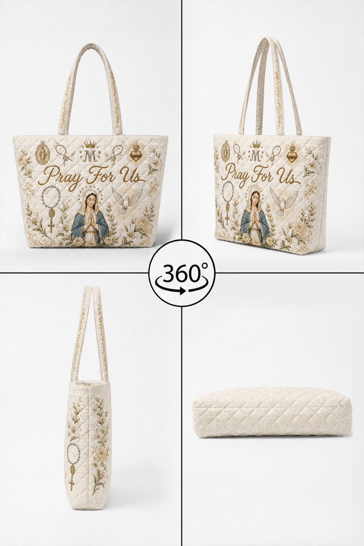 Ave Maria Quilt Bag