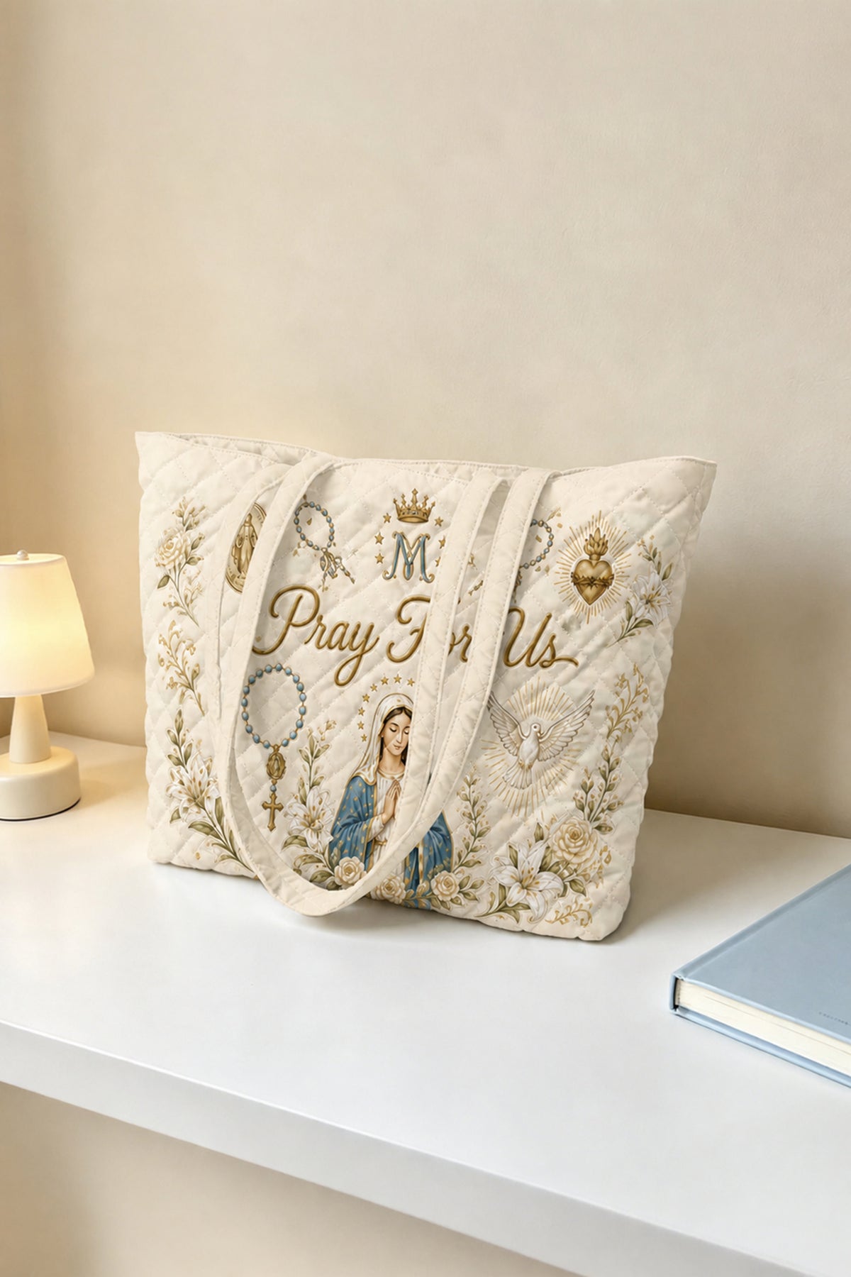 Ave Maria Quilt Bag