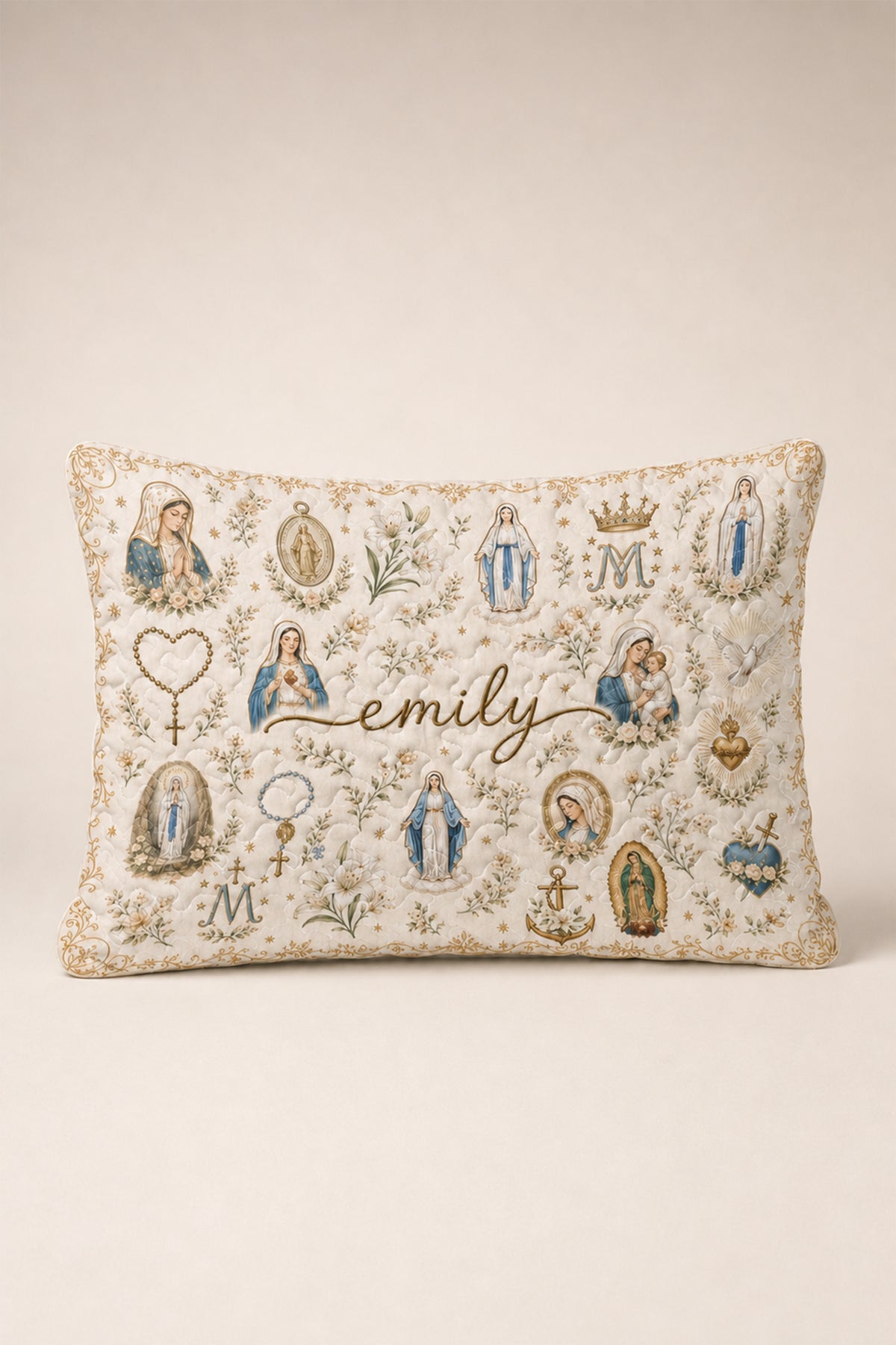 Ave Maria Quilt Pillows