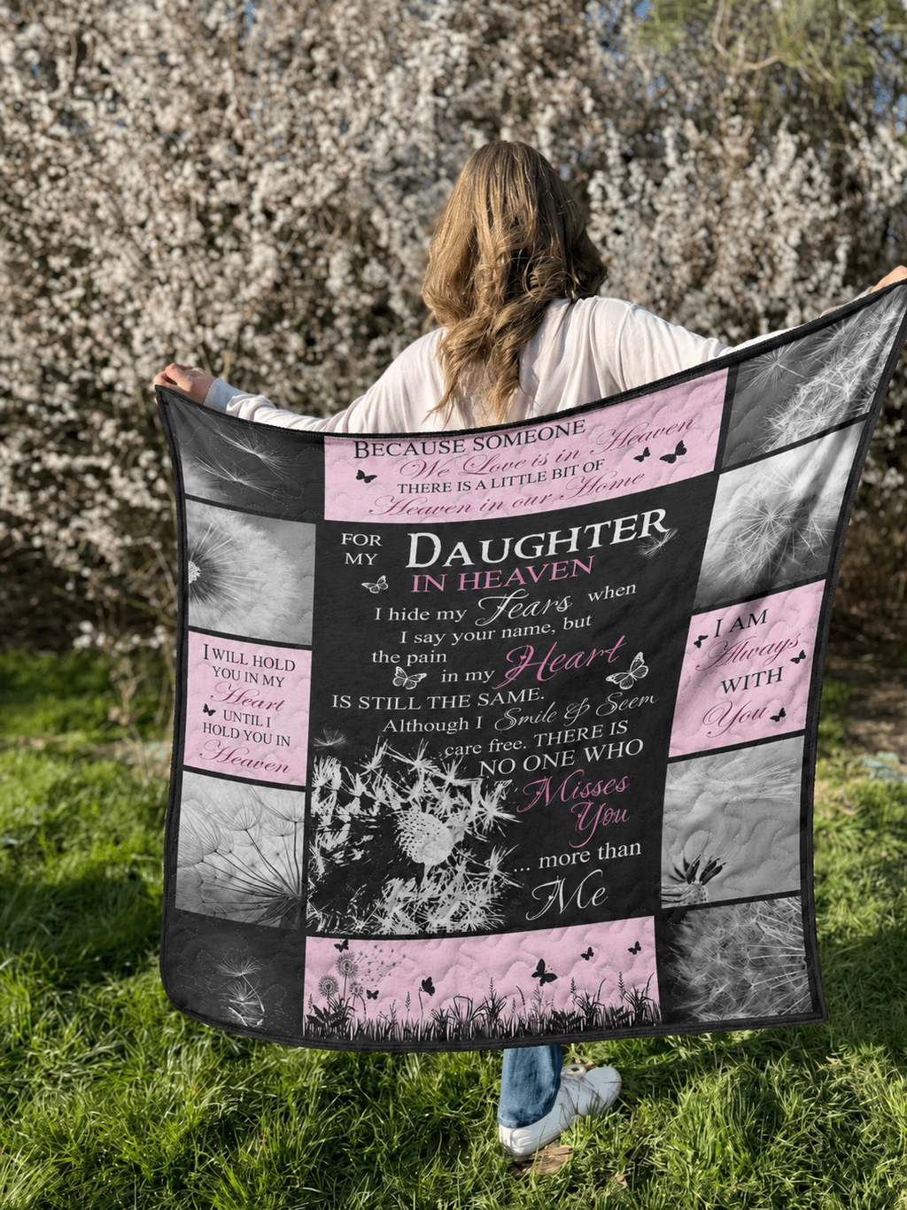 Because Someone We Love Is In Quilt Blanket