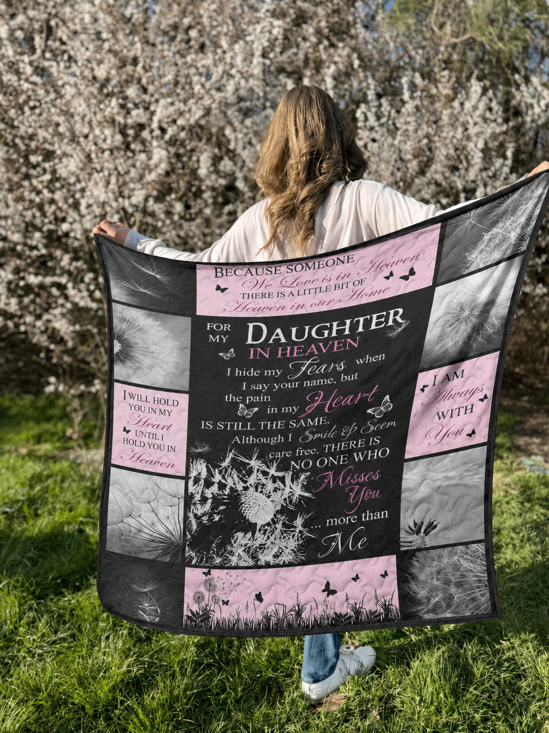 Because Someone We Love Is In Quilt Blanket