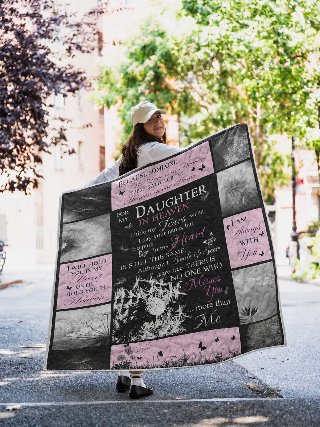 Because Someone We Love Is In Quilt Blanket