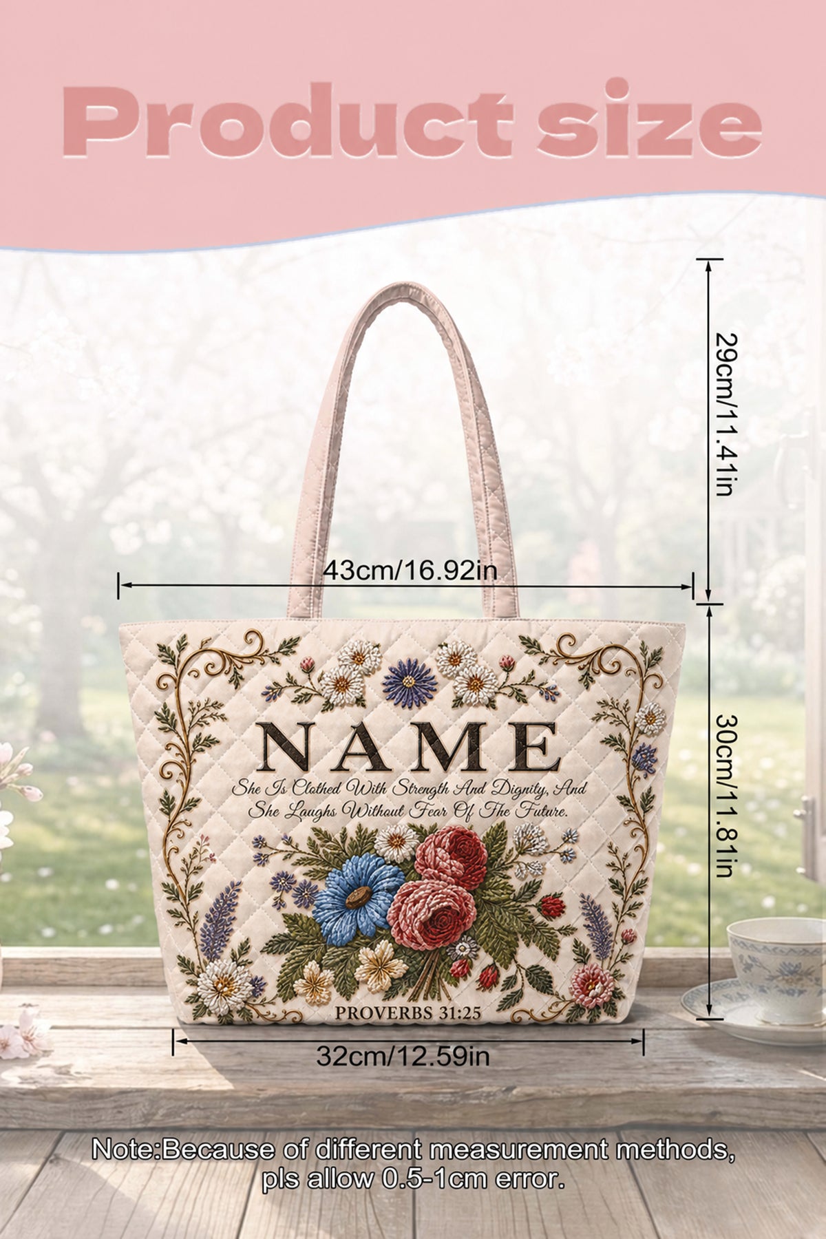 Christian Name Gifts for Friends Catholics Quilt Bag
