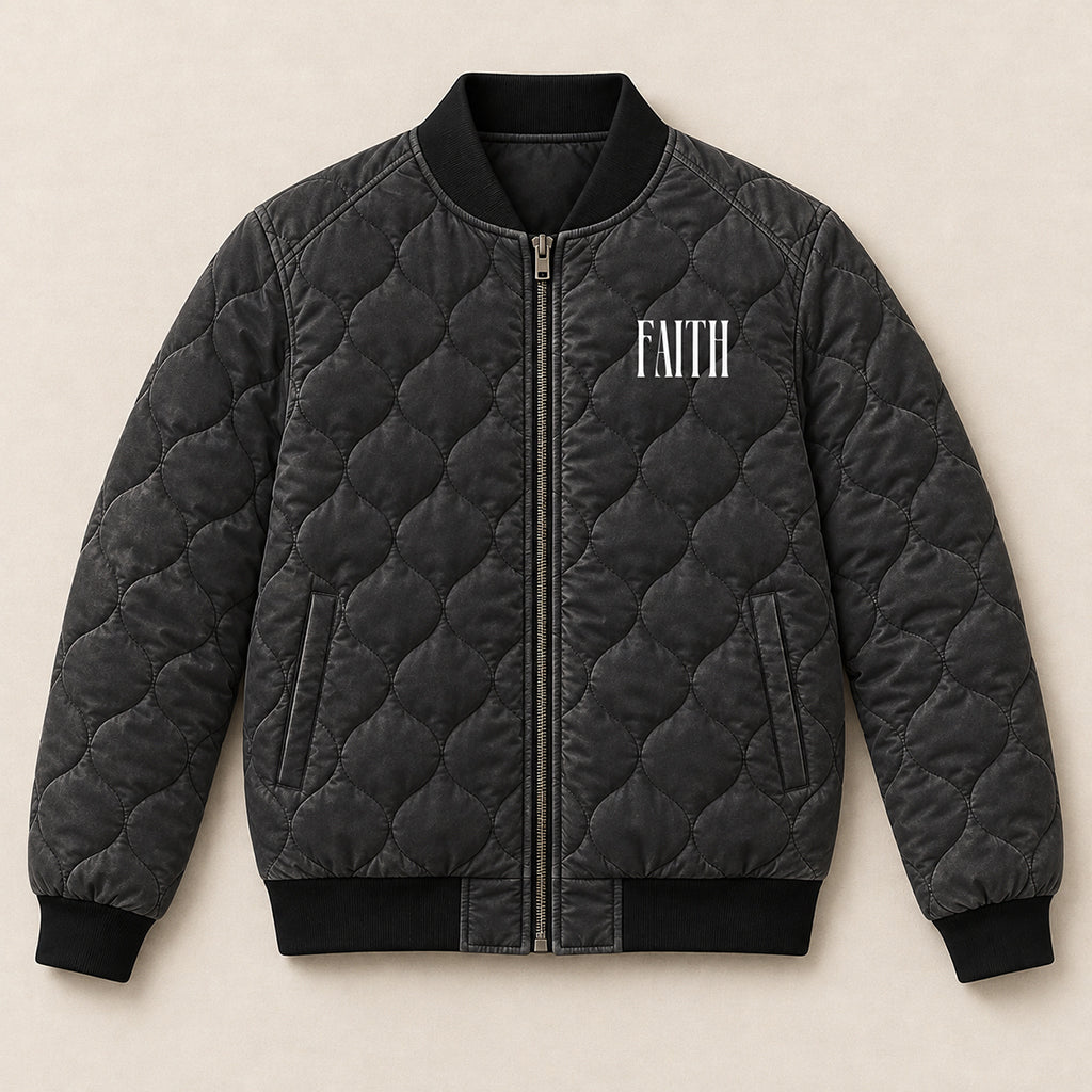 Daniel In The Lions Den Quilted Bomber Jacket – view 4
