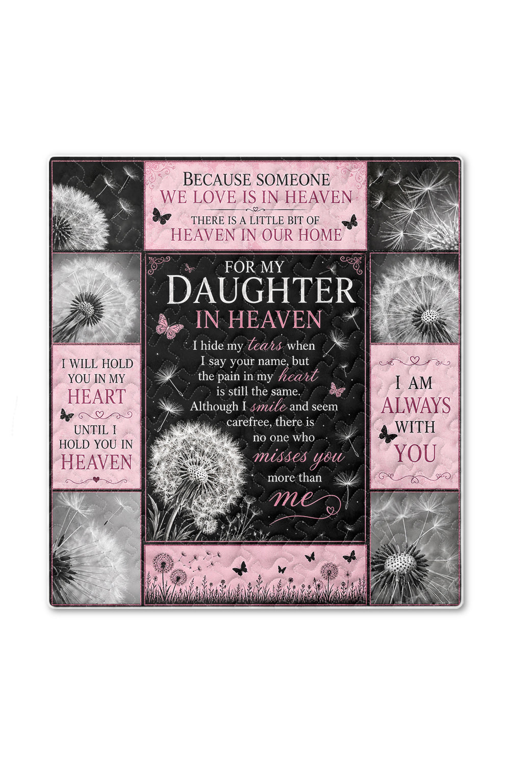 Daughter In Heaven Memorial Blanket