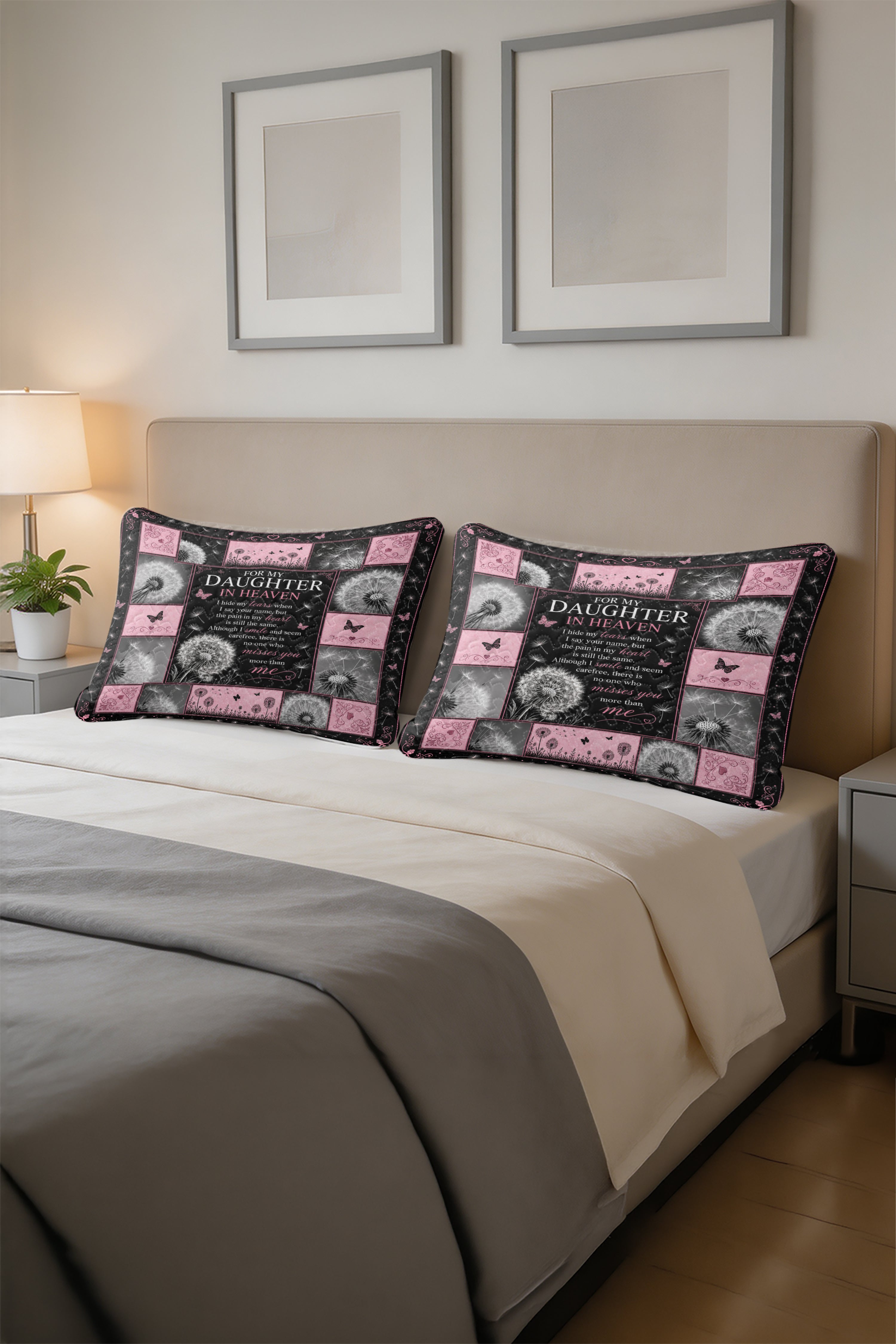 Daughter In Heaven Memorial Pillow