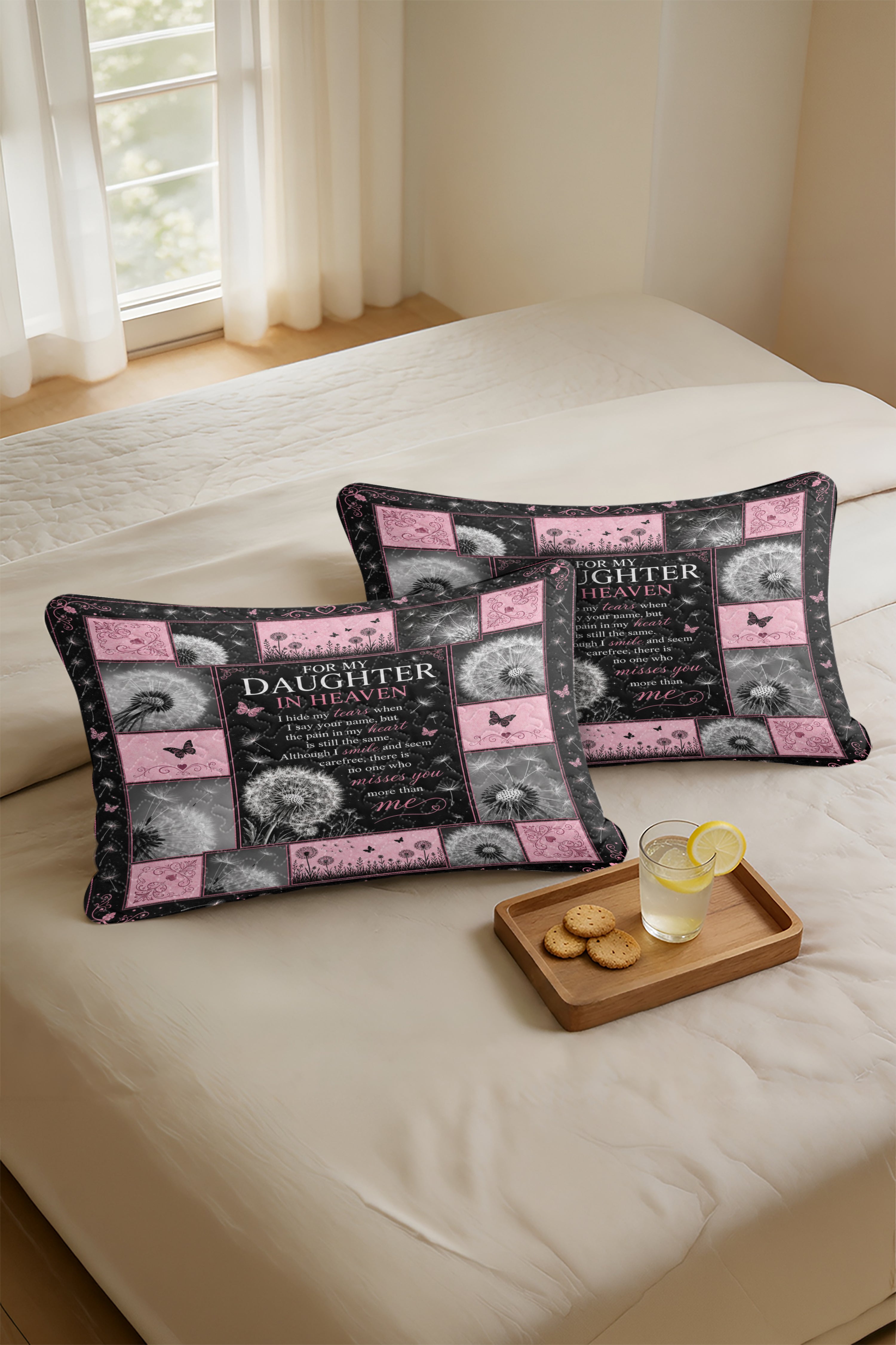 Daughter In Heaven Memorial Pillow