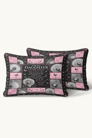 Daughter In Heaven Memorial Quilt Pillow