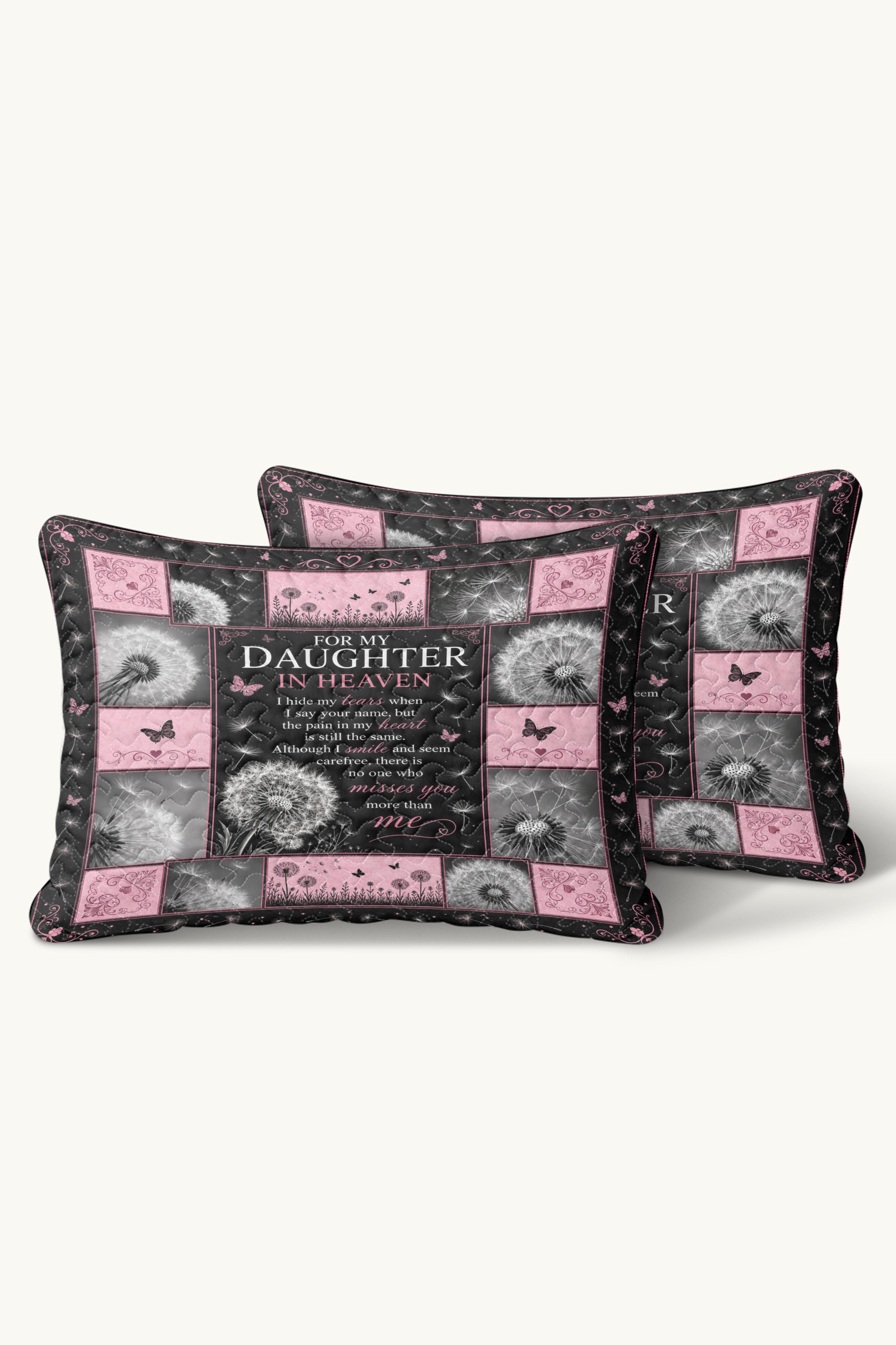 Daughter In Heaven Memorial Pillow