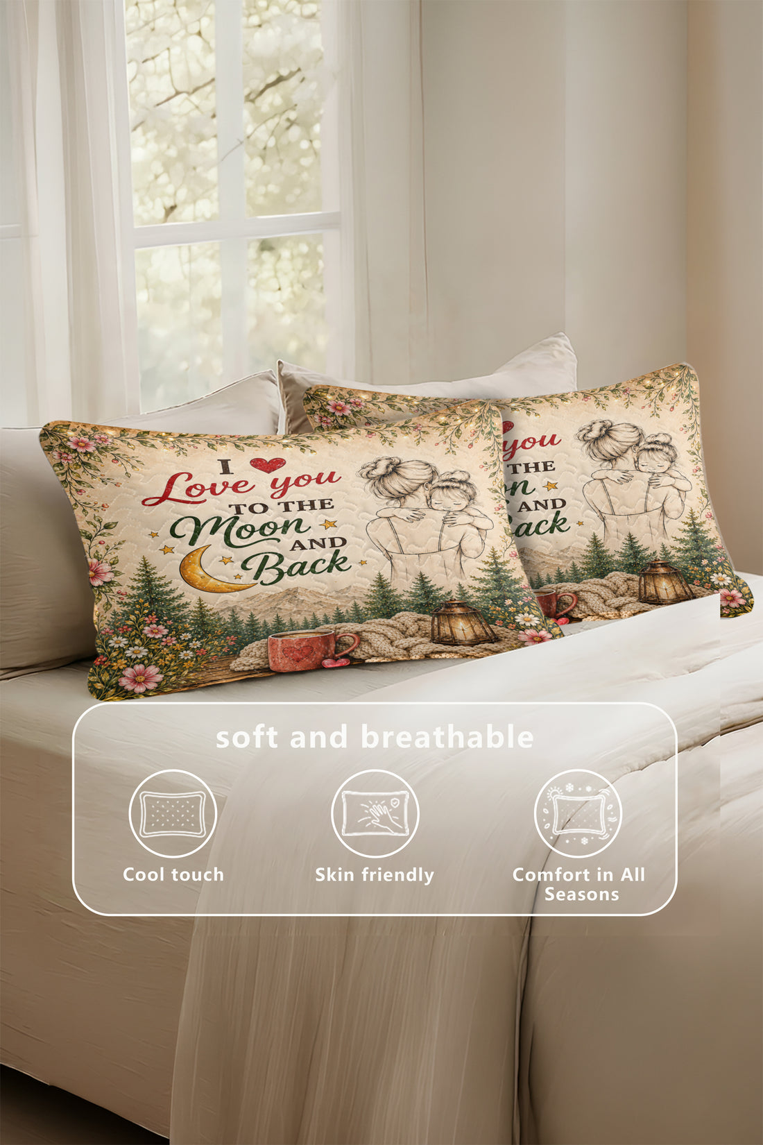 Daughter You Are My Sunshine Mom Hugging Pillow