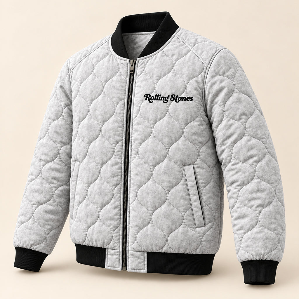 He Is Risen Empty Tomb Quilted Bomber Jacket