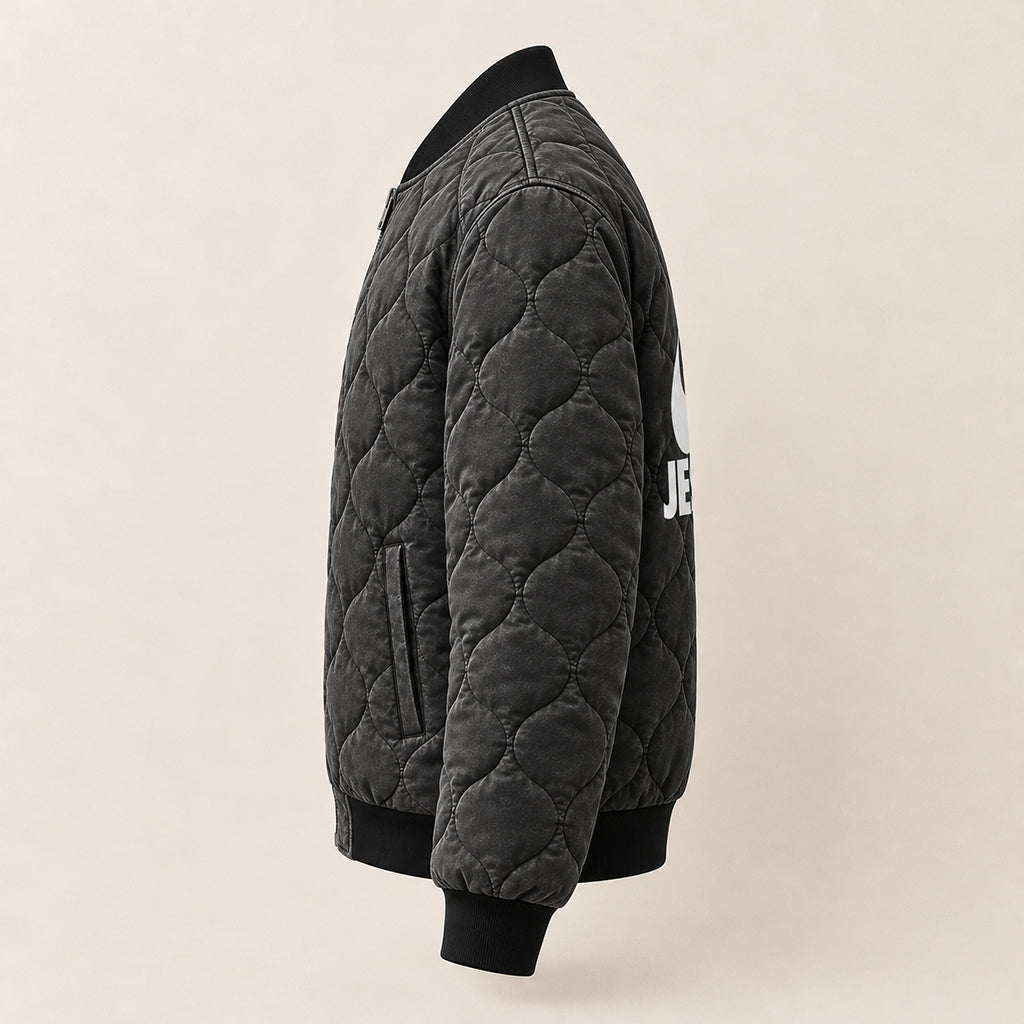 Jesus Do It Cross Bearer Quilted Bomber Jacket – view 5