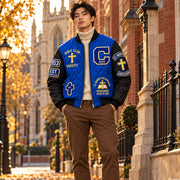 Jesus Is Lord Quilted Bomber Jacket