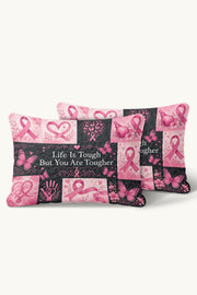 Life Is Tough You Are Tougher Warrior Quilt Pillow