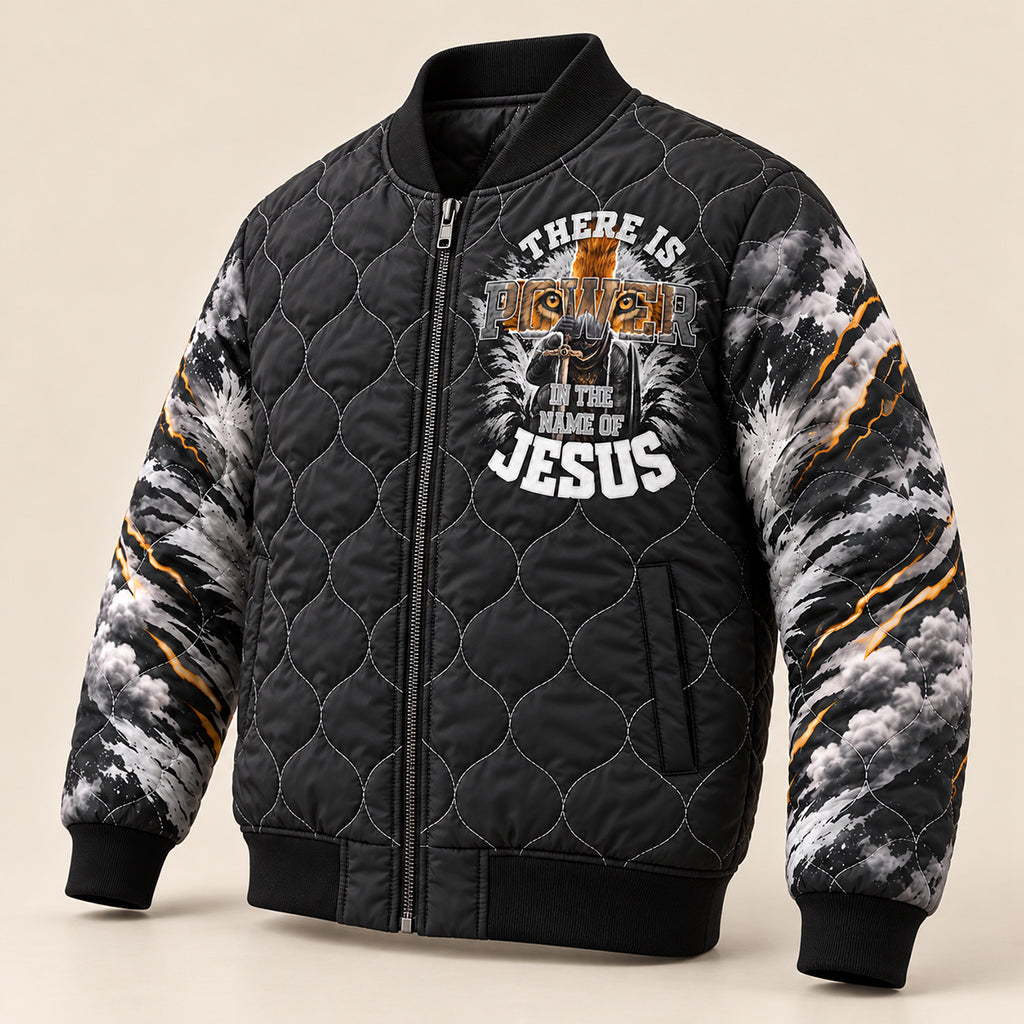 Power in Jesus Christian Quilted Jacket