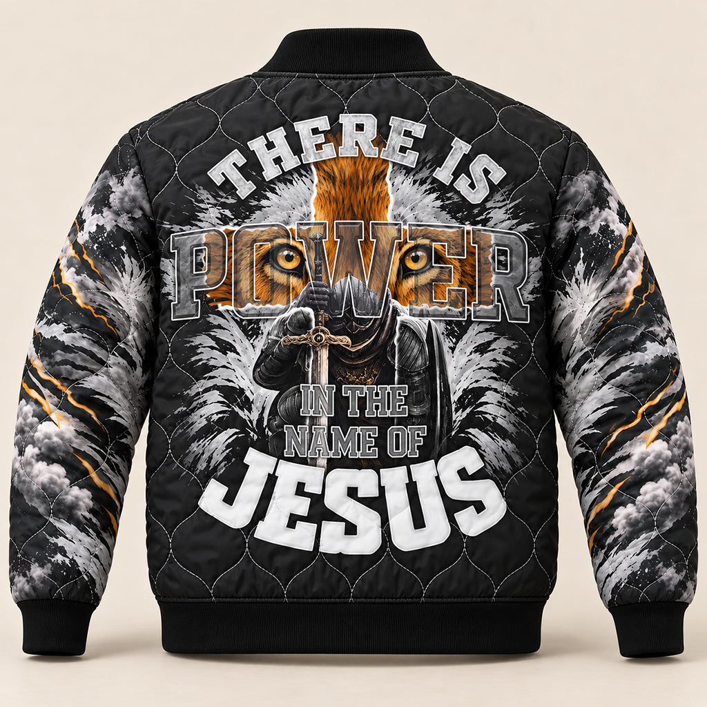 Power in Jesus Christian Quilted Jacket