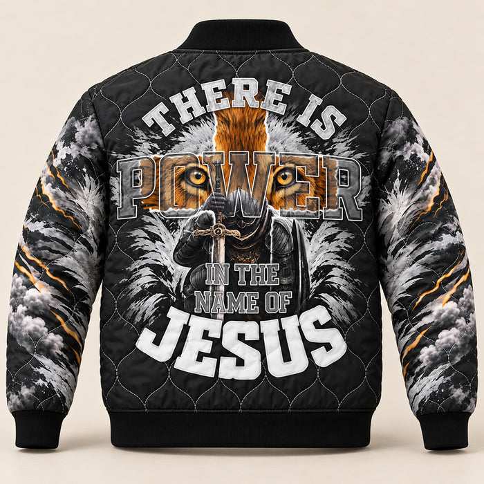 Power in Jesus Christian Quilted Jacket