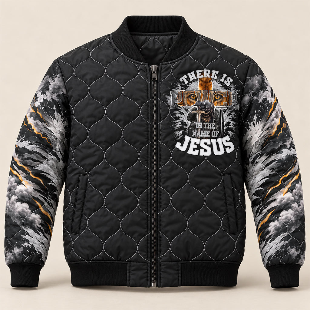 Power in Jesus Christian Quilted Jacket