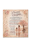 Precious Daughter Beautiful Baby Girl Mom Sunset Blanket