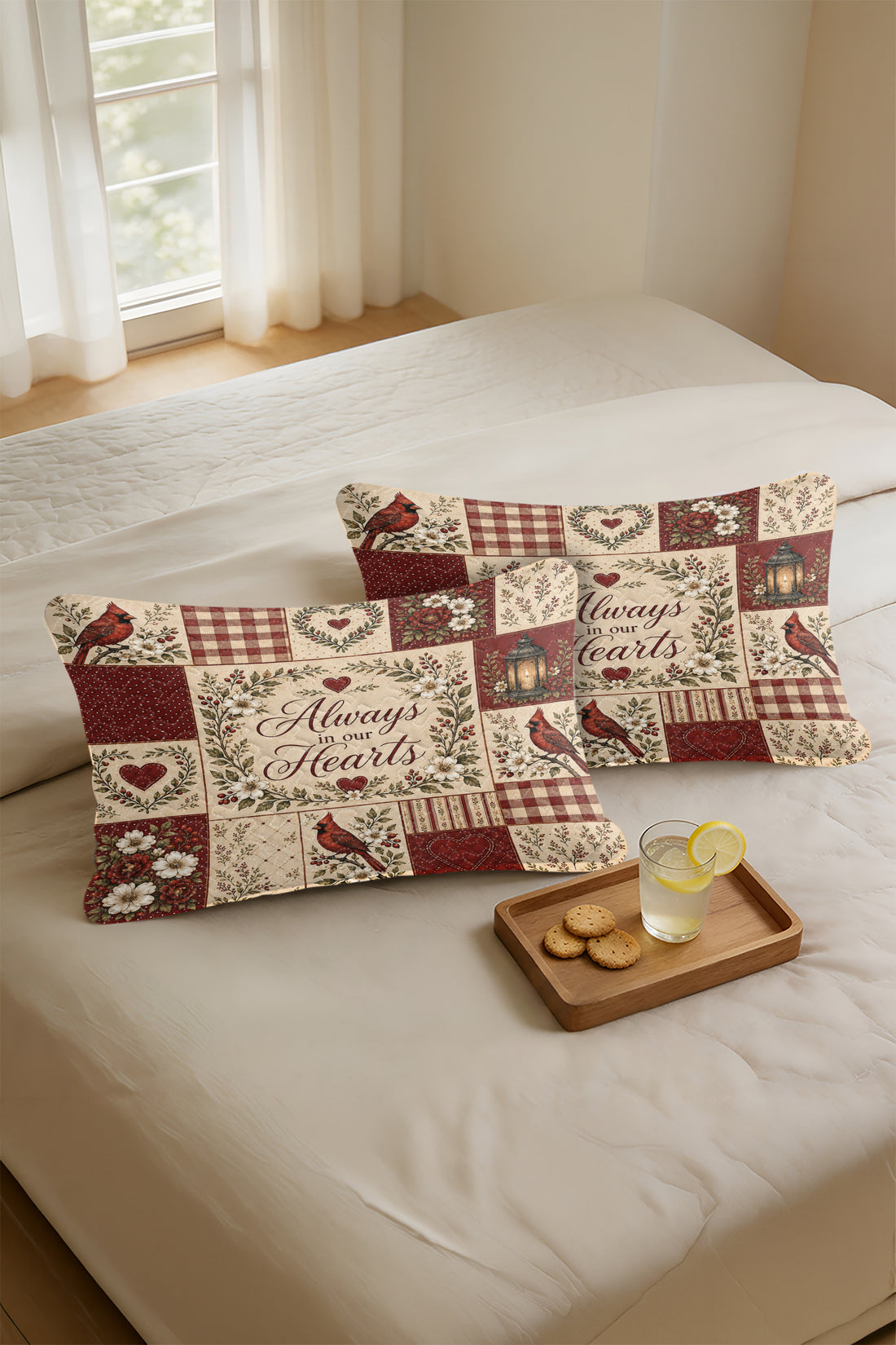 Red Cardinal Memorial Pillows