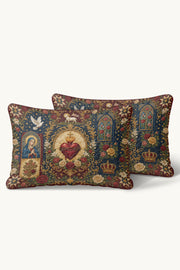 Sacred Heart Quilt Pillows