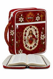 Sacred Heart of Jesus Christian Quilt Bible