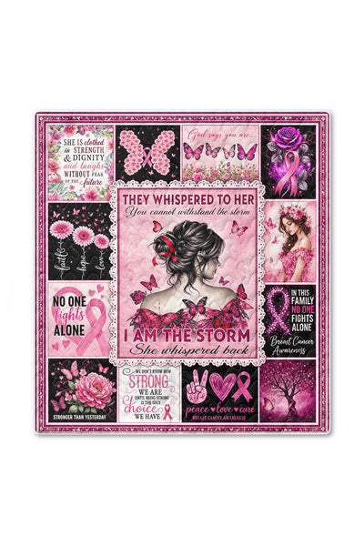 Storm Woman Portrait I Am The Storm Quilt Blanket