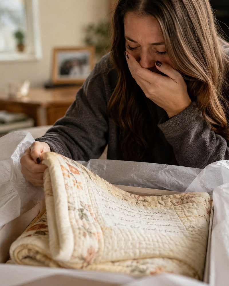 The Moment She Opens It